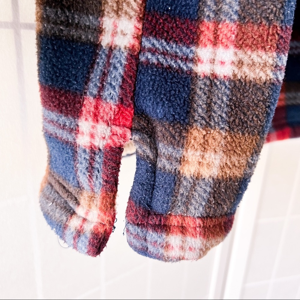 Plaid Sherpa Button Down Flannel - Picture 6 of 6